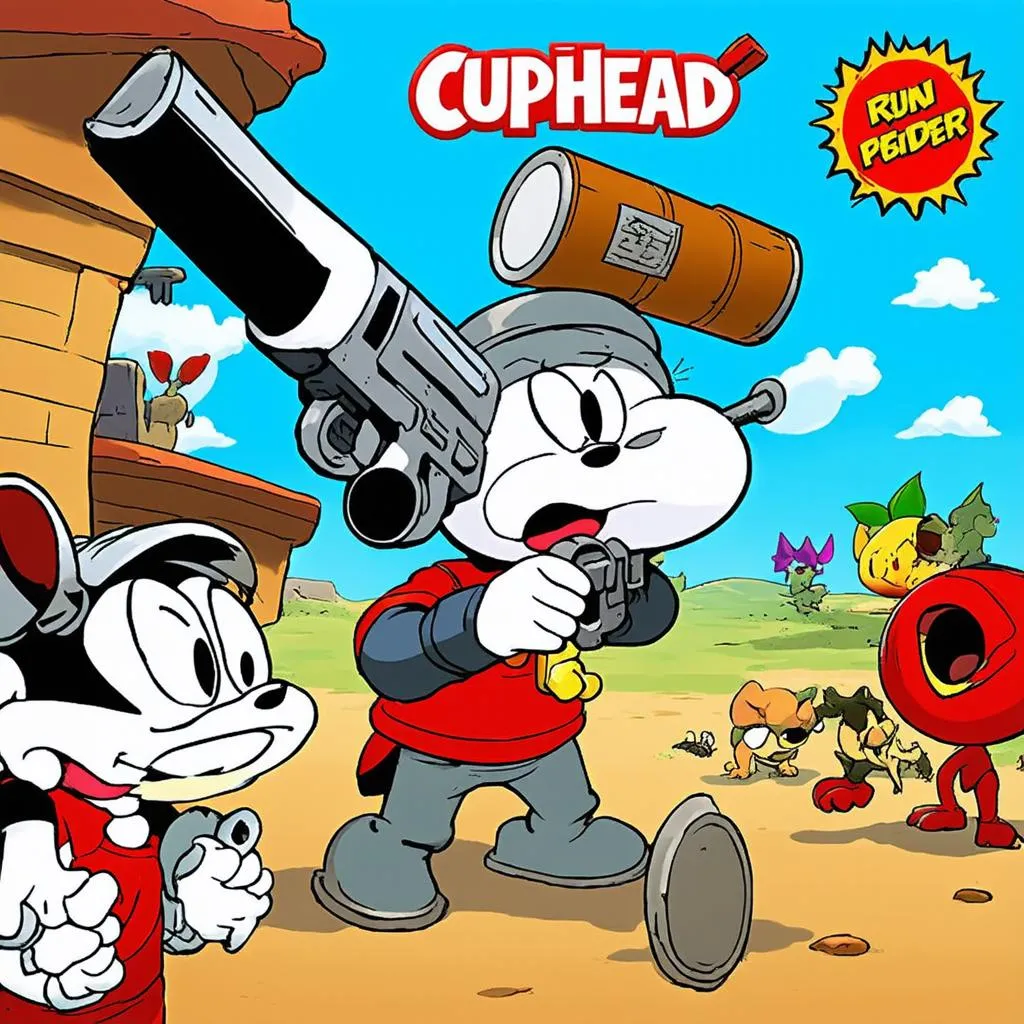 Game bắn súng 2D Cuphead