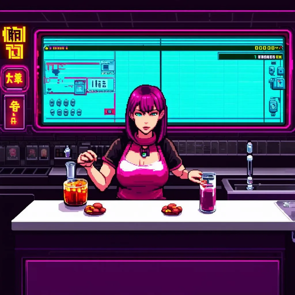 Game bartender VA-11 HALL-A