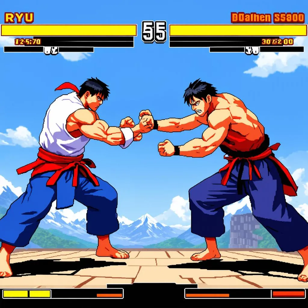 Game đối kháng cũ Street Fighter