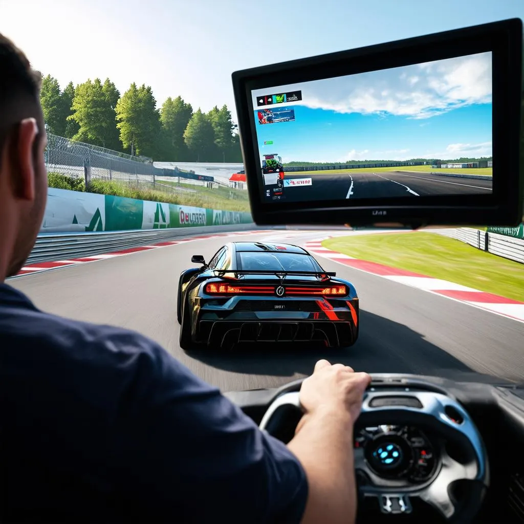 Trải nghiệm đường đua Nurburgring qua game