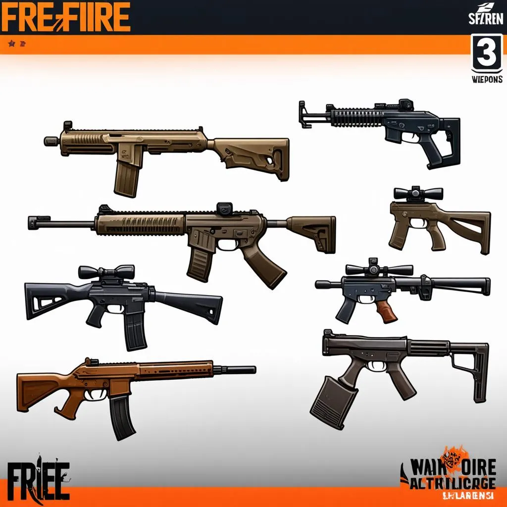 Vũ khí Free Fire