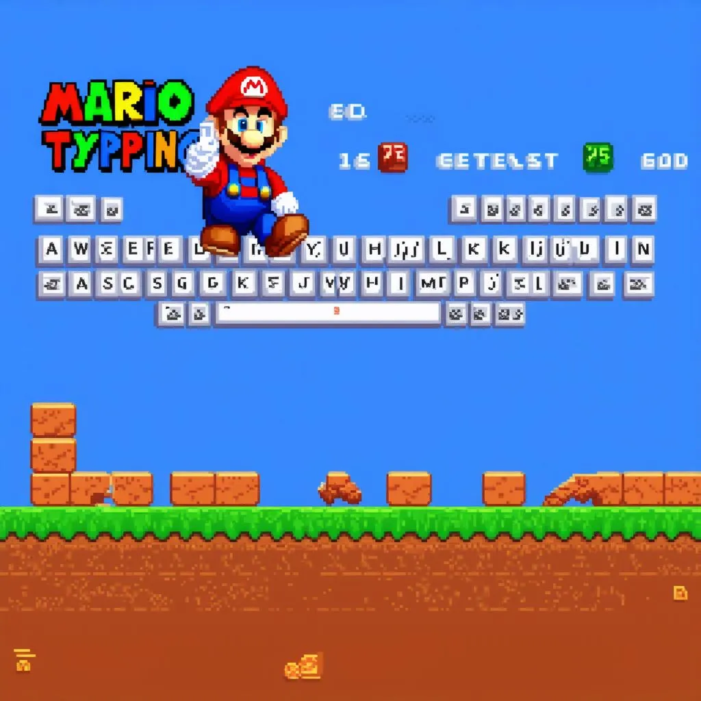 Mario Typing Game