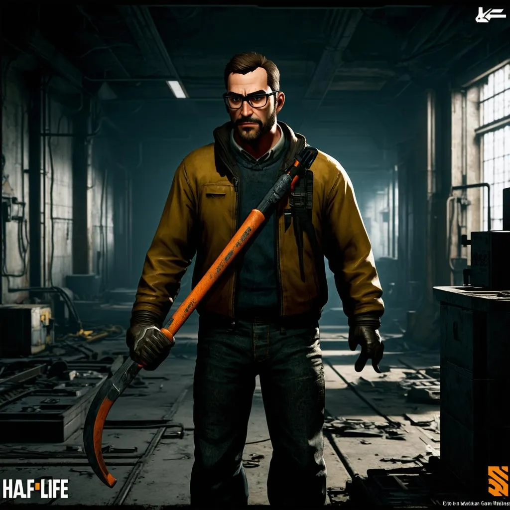 Nhân vật Gordon Freeman trong game Half-Life