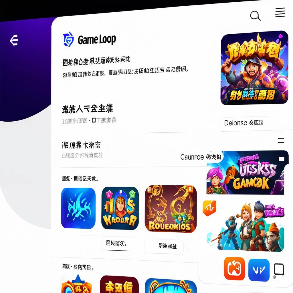 Giao diện Game Loop Tencent