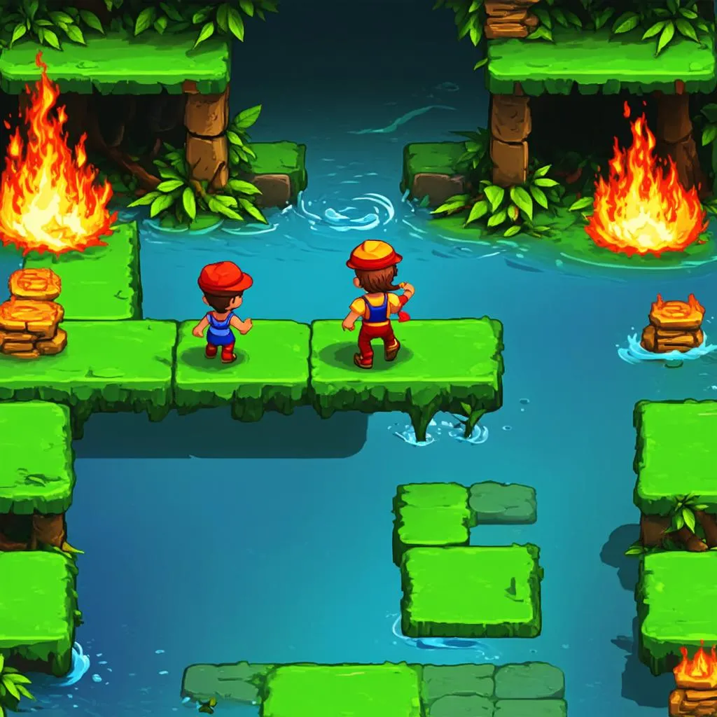 Game Nước Và Lửa: Forest Temple