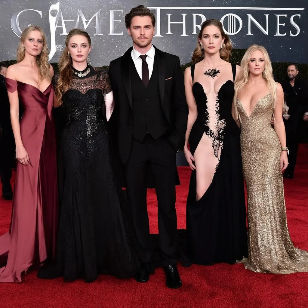 Game of Thrones Cast on the Red Carpet