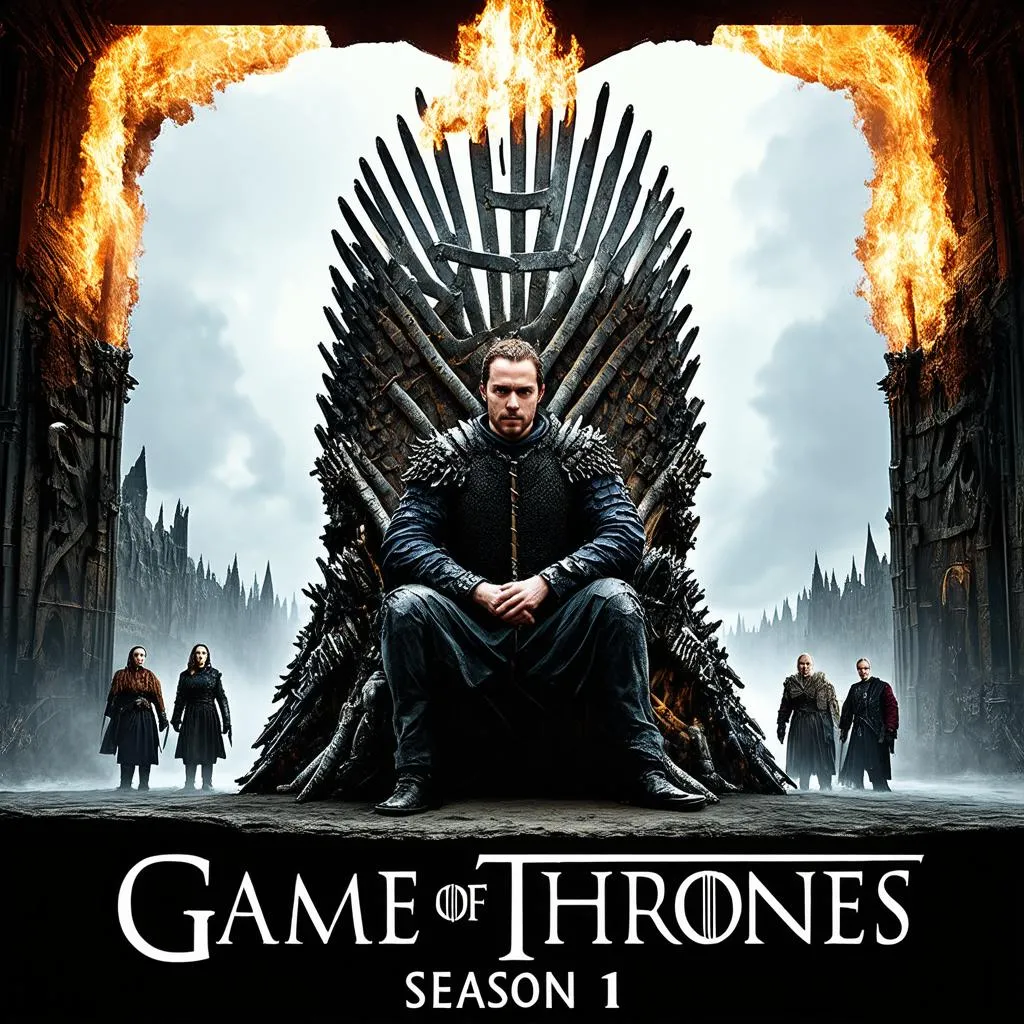 Poster Game of Thrones mùa 1