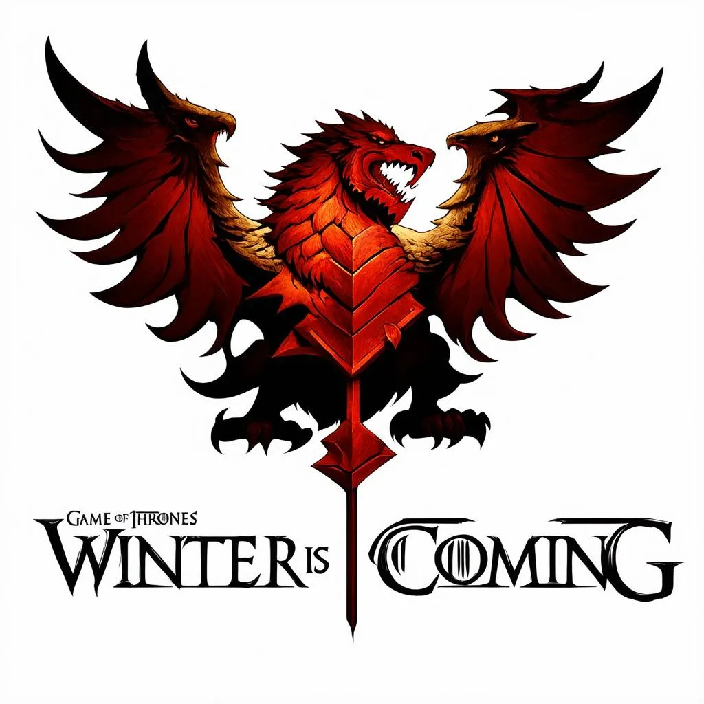 Logo game Game Of Thrones Winter Is Coming