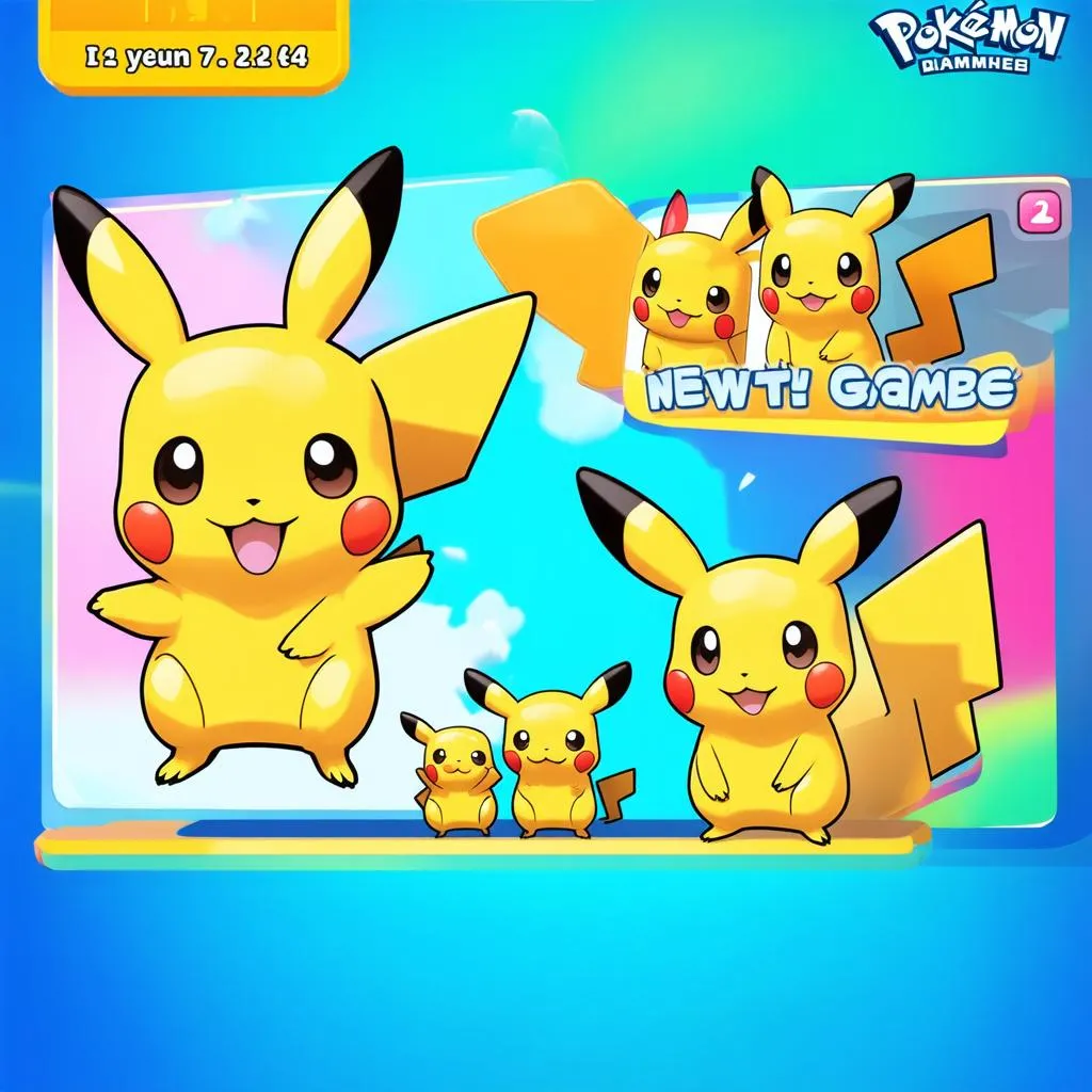 Game Pikachu Mới