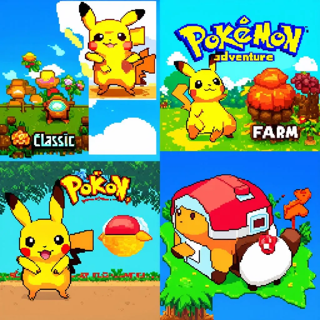 Pikachu Game Variations