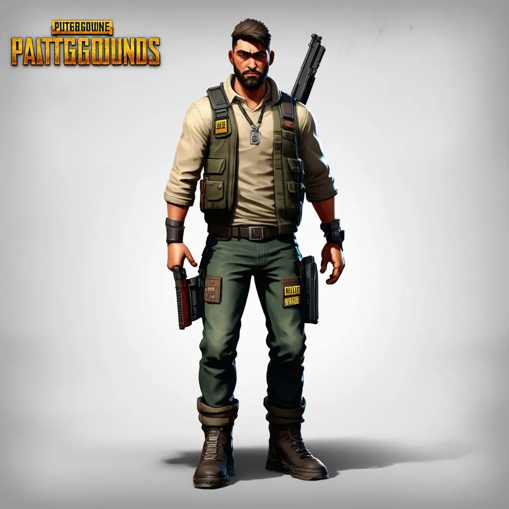 Game thủ PUBG Mobile với tên nhân vật độc đáo