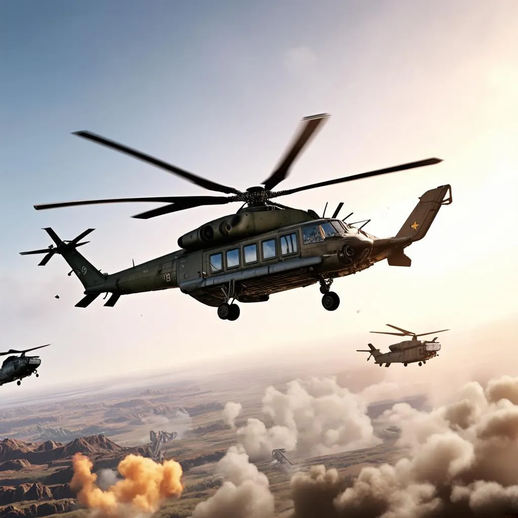 Engaging Helicopter Combat Game