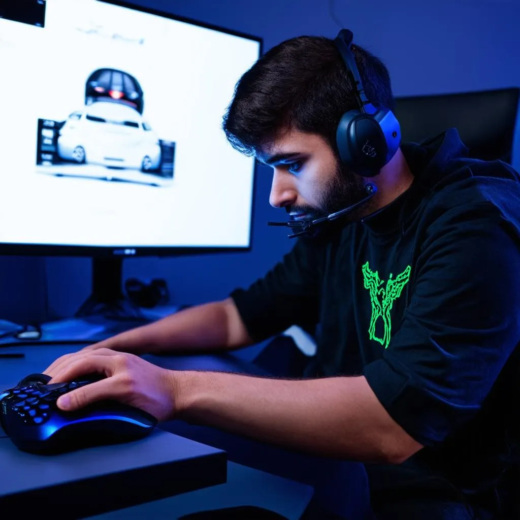 Gamer Using Razer Viper V3 Pro