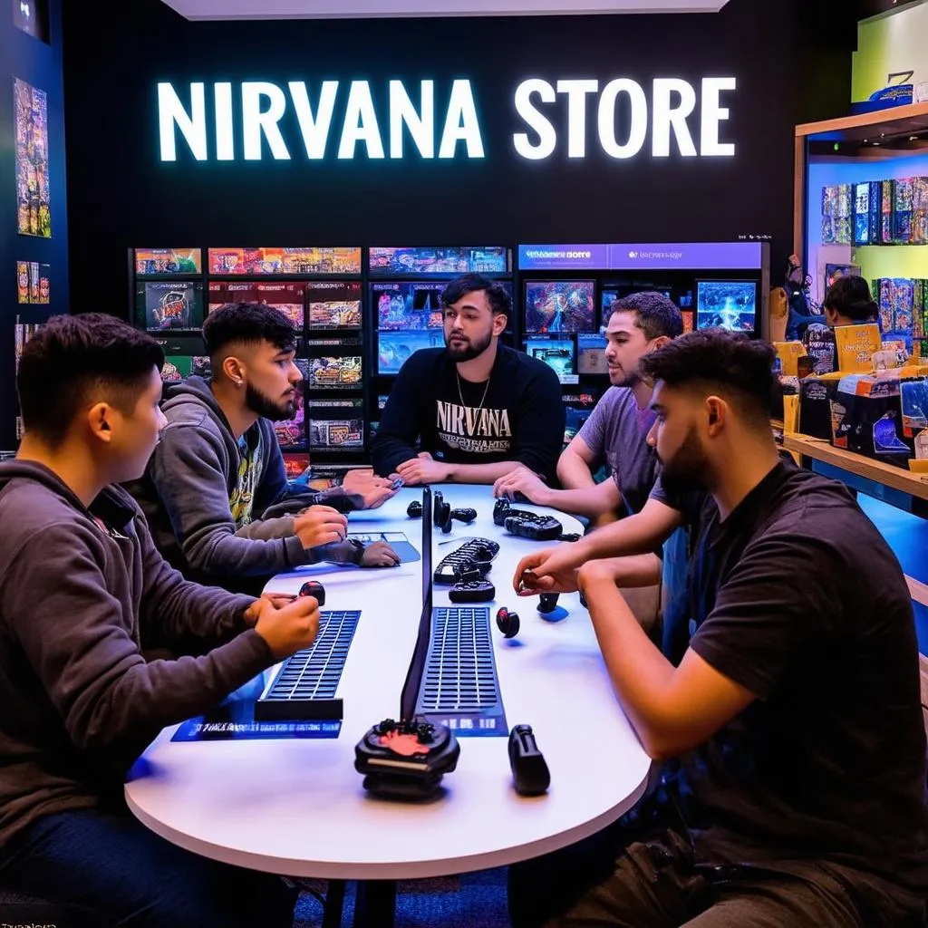 Game thủ trong Nirvana Store