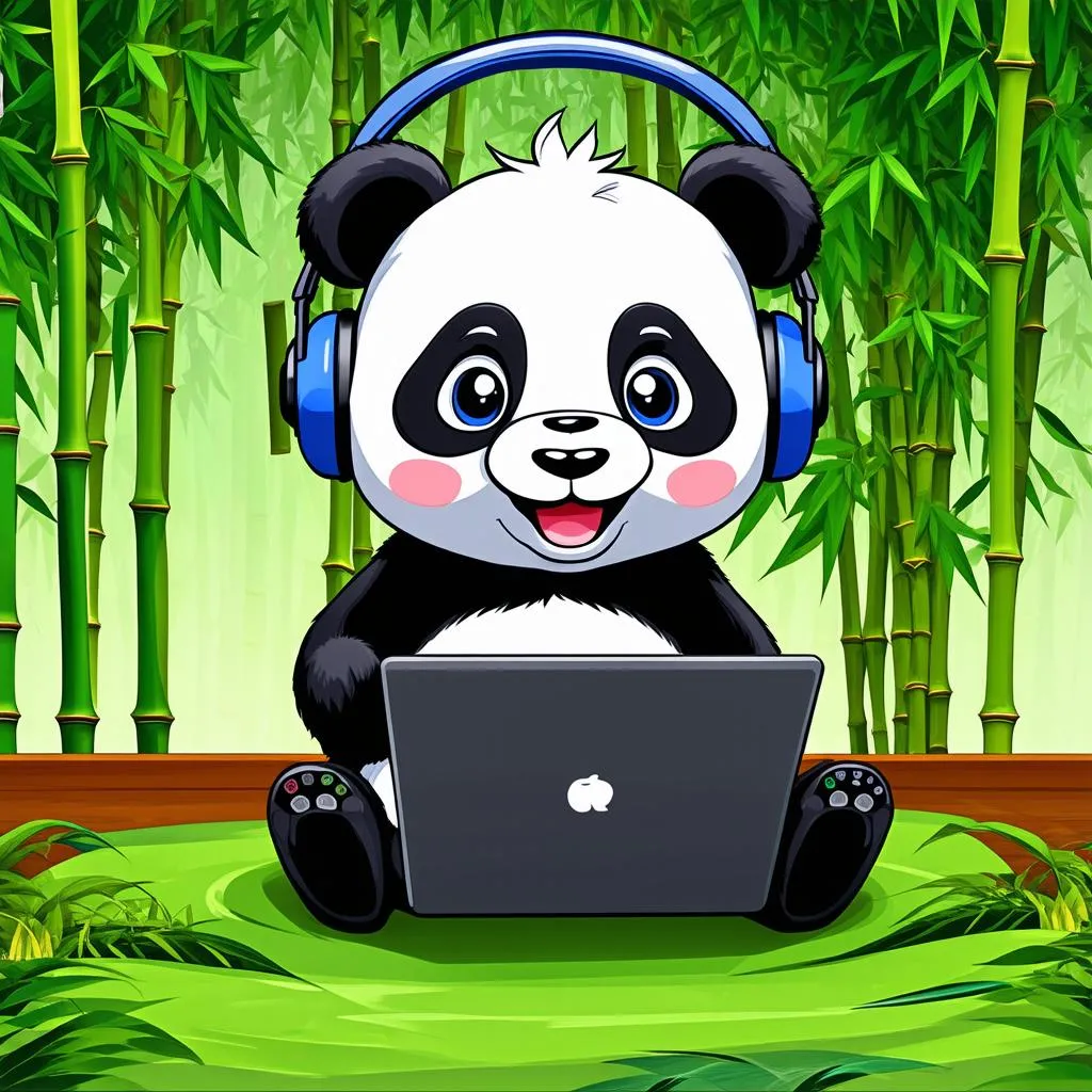 gấu trúc panda rừng trúc