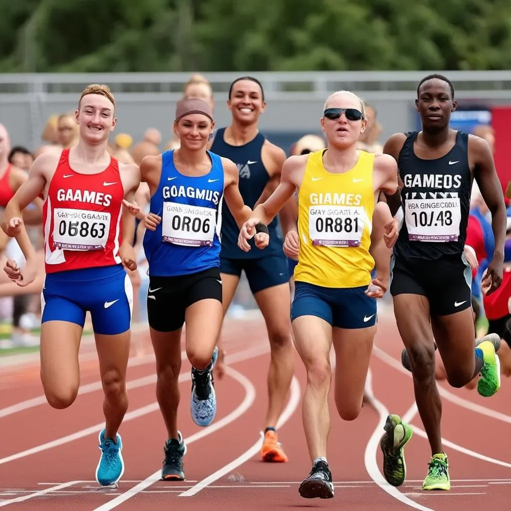 Gay Games Athletes Competing