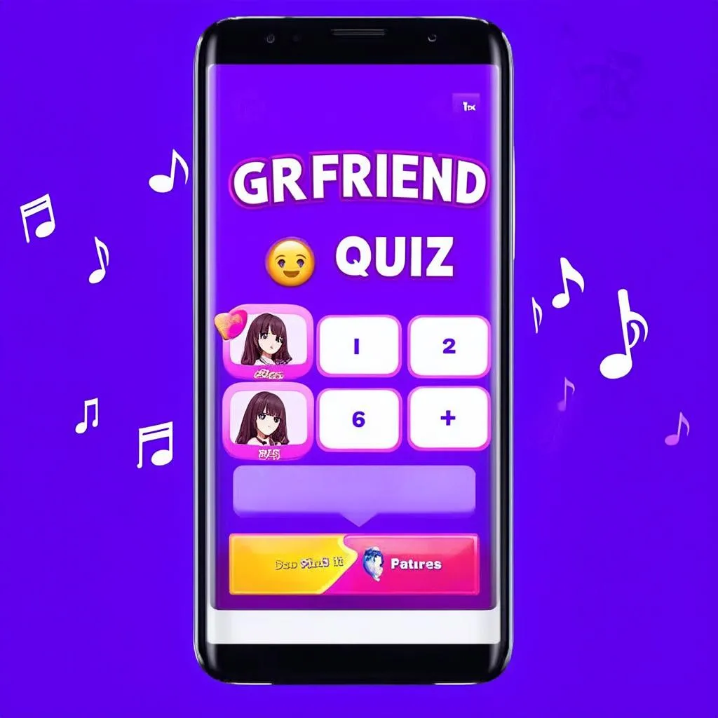 Trò chơi GFRIEND Quiz trên điện thoại