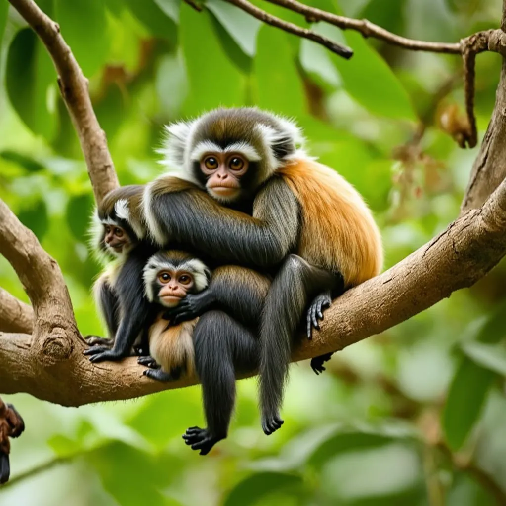 Gia Đình Khỉ Tamarin