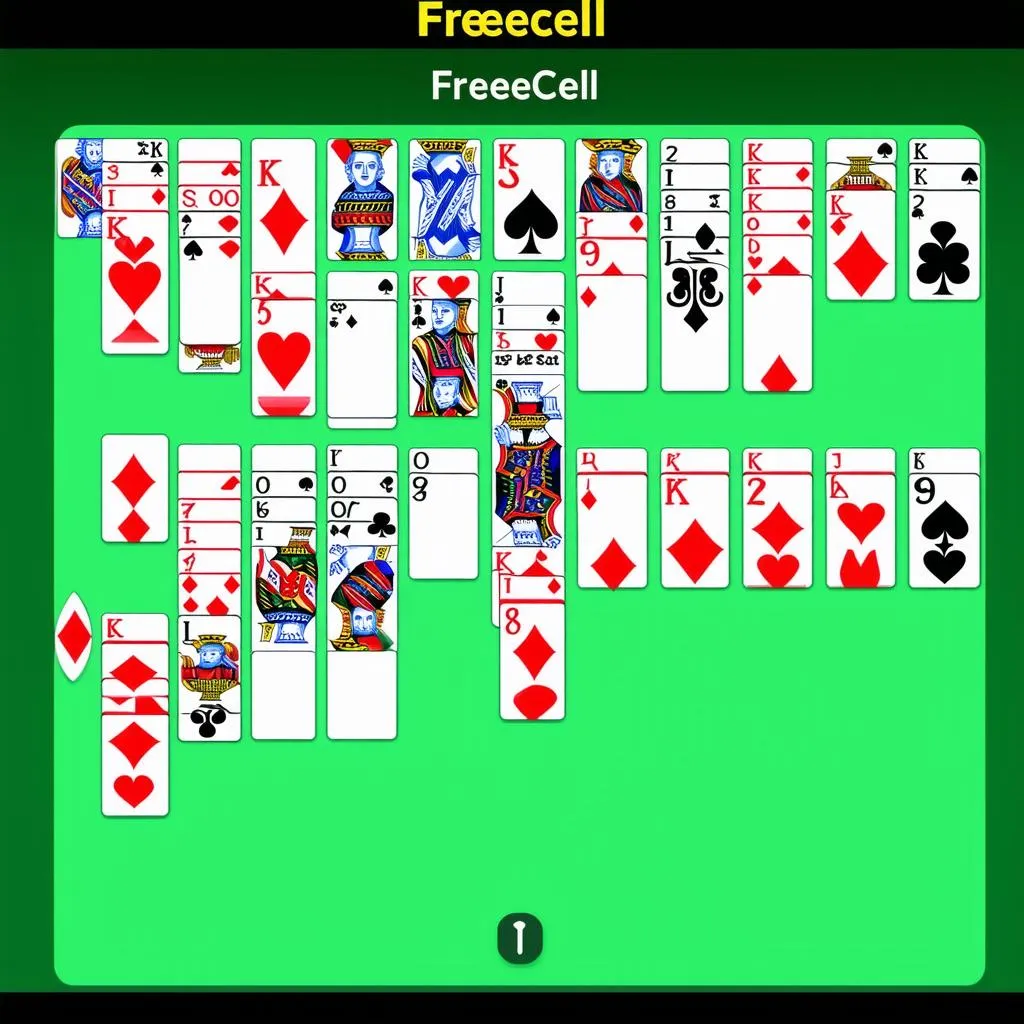 Freeing Up Cells in Solitaire Freecell