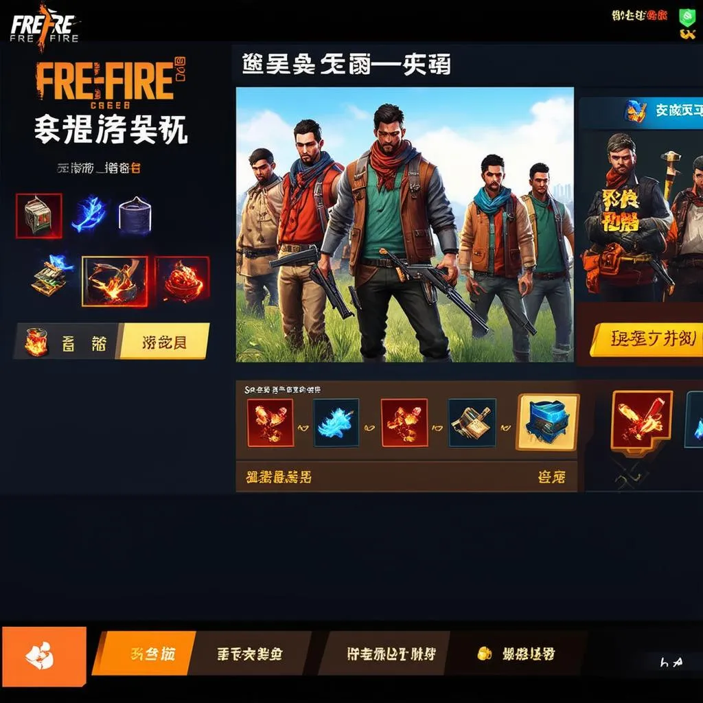 giao diện free fire trung quốc