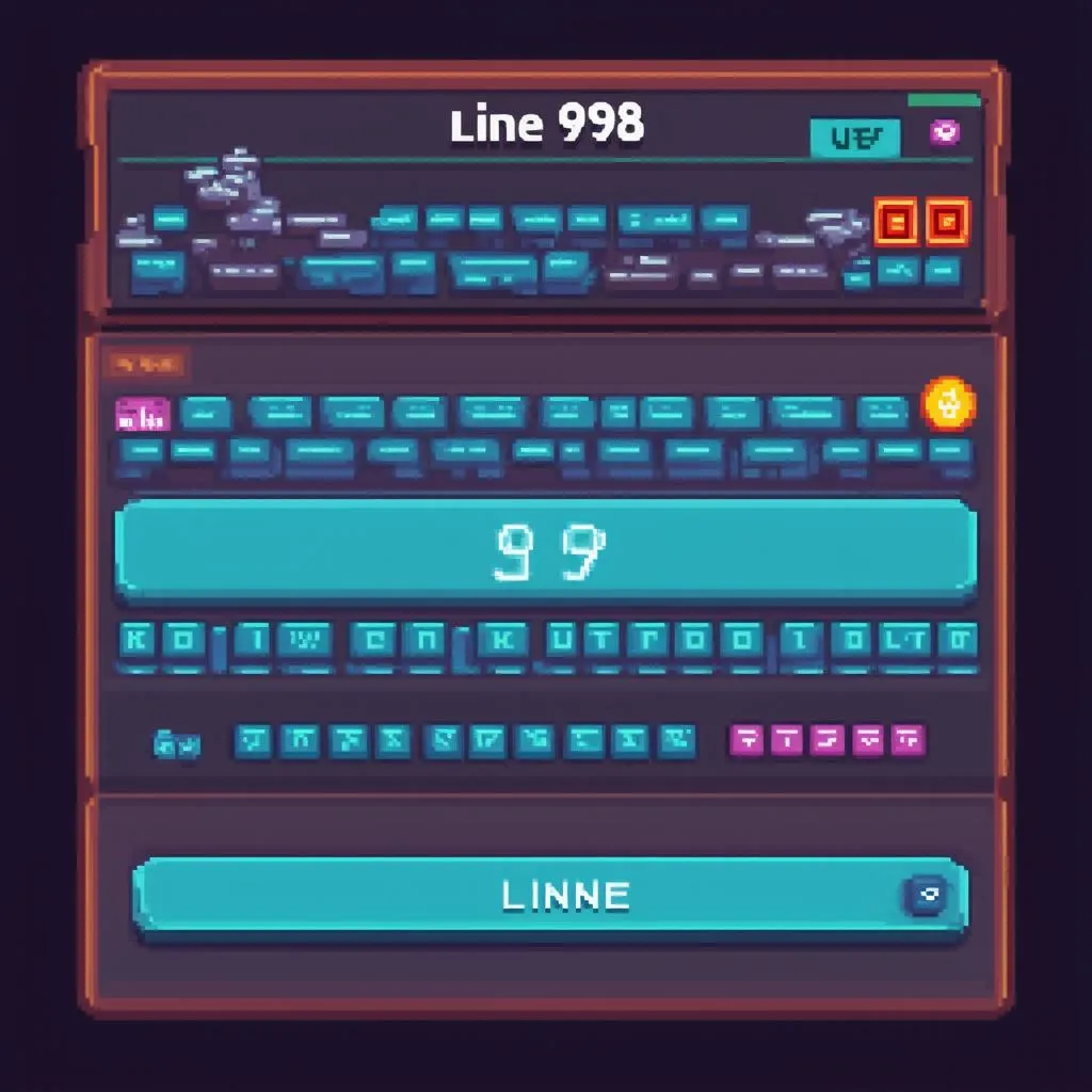 Giao diện game Line 98 miễn phí