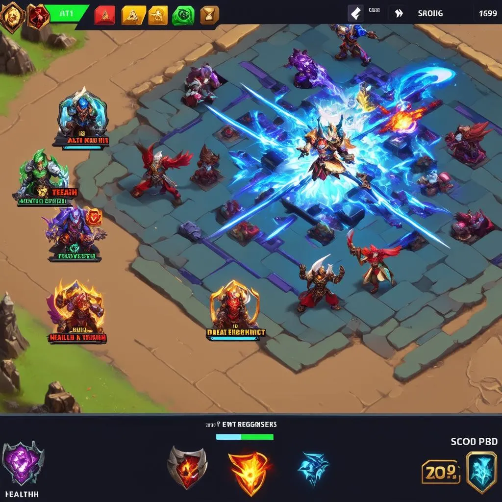 giao diện game MOBA