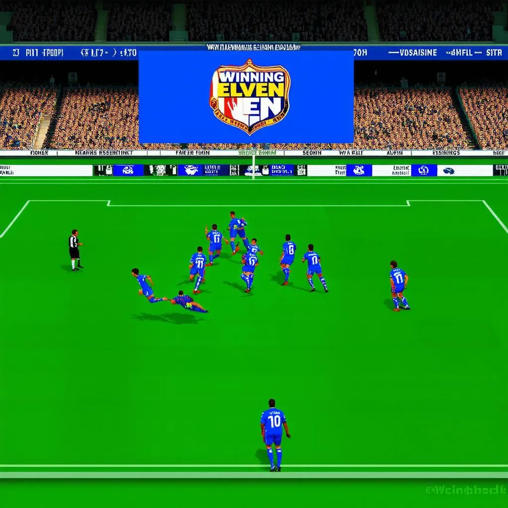 Giao diện game Winning Eleven