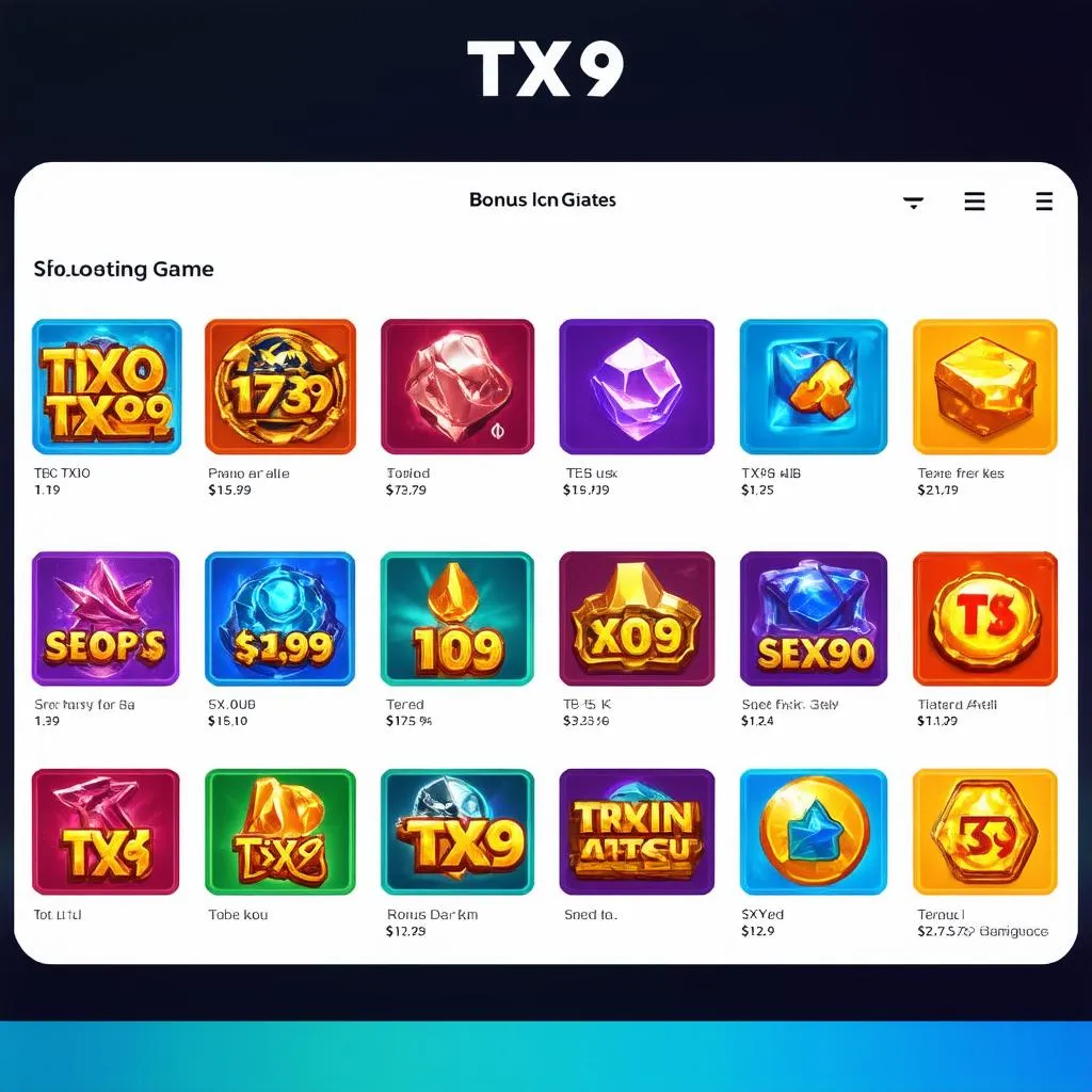 Giao diện game TX79