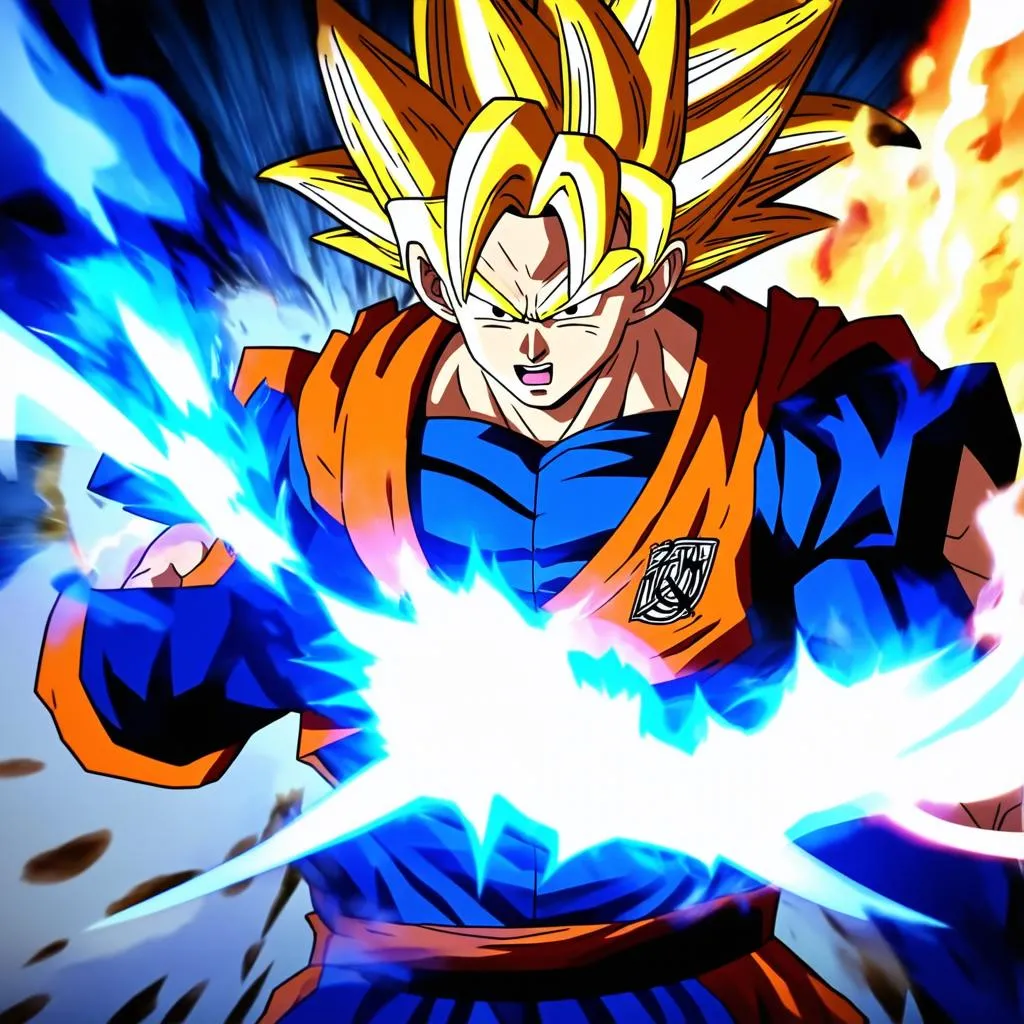 Gogeta tung chưởng Kamehameha