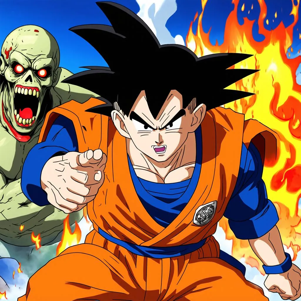 Goku giải cứu thế giới khỏi zombie