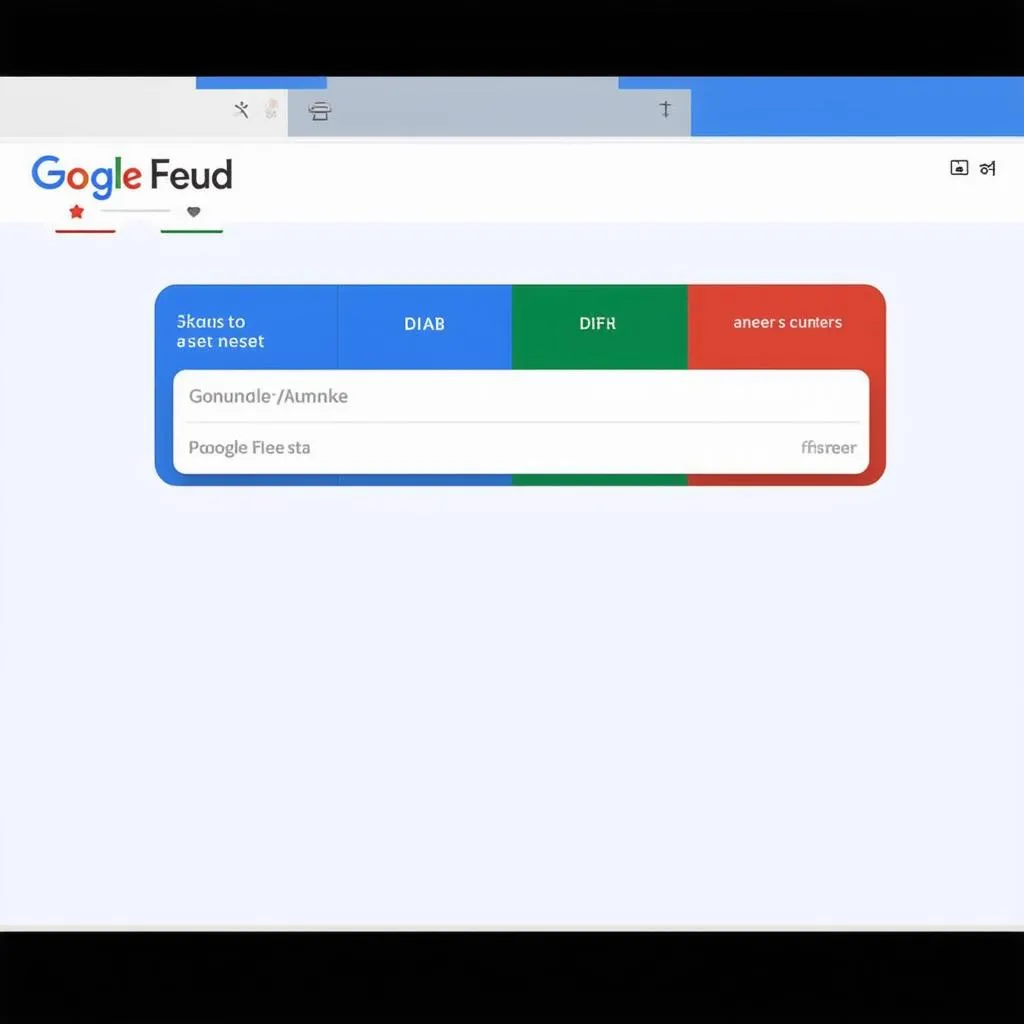 giao diện google feud