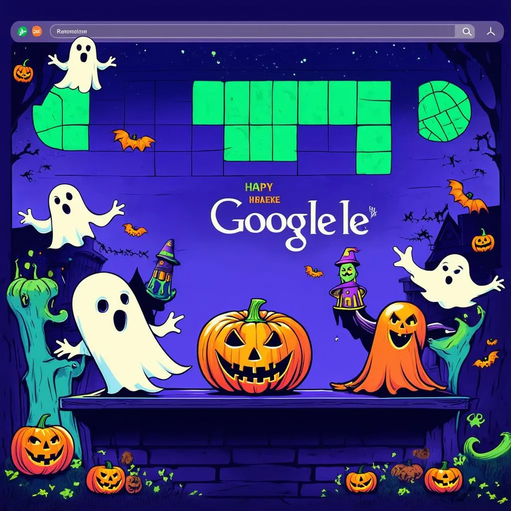 Google Halloween 2018 Doodle