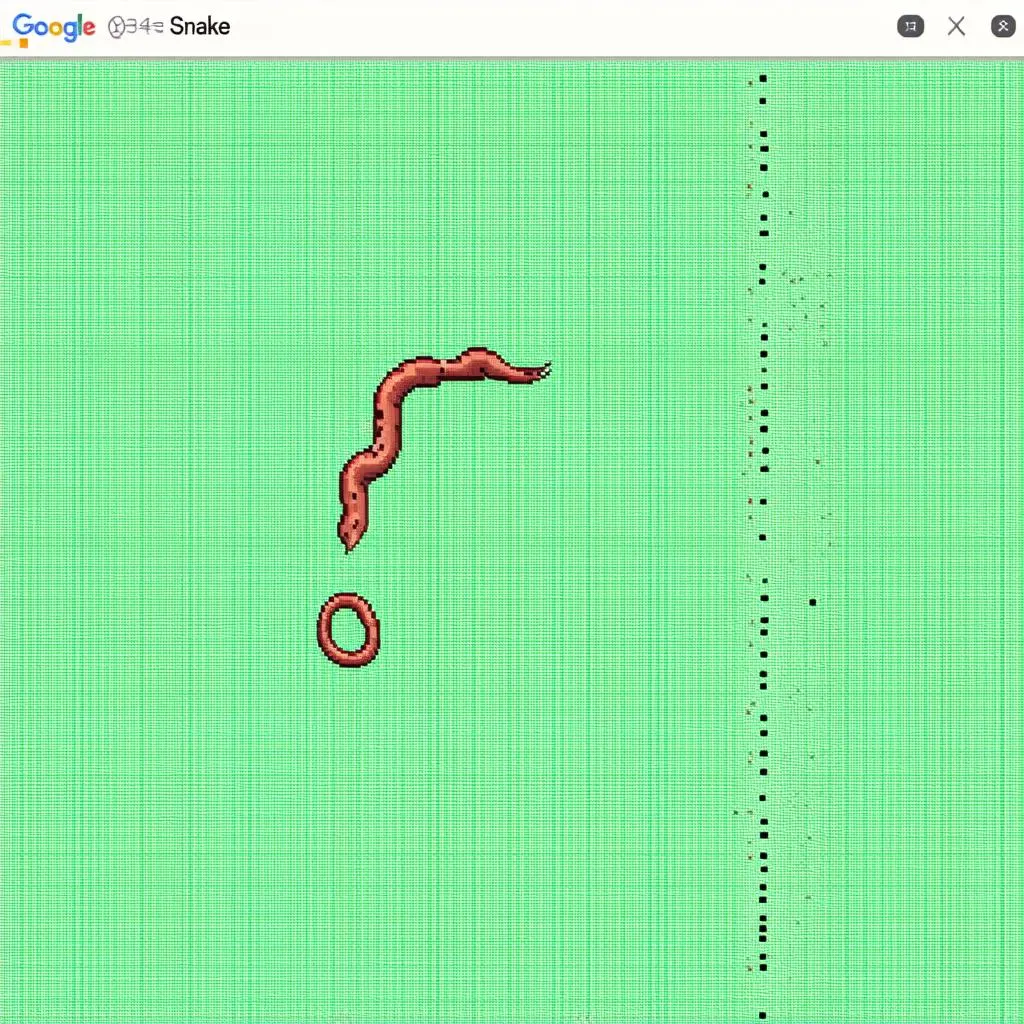 google snake luật chơi đơn giản