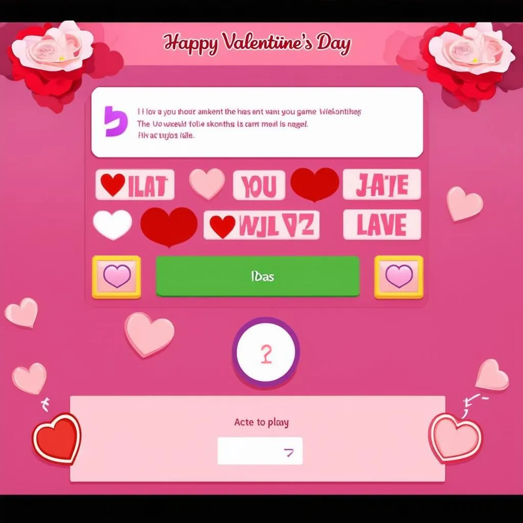 Google Valentine's Day Game Mechanics