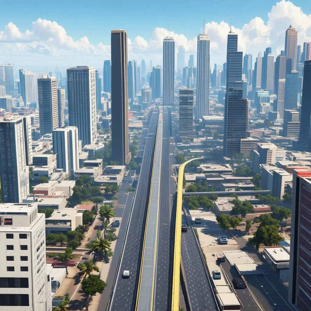 Grand Theft Auto V City View