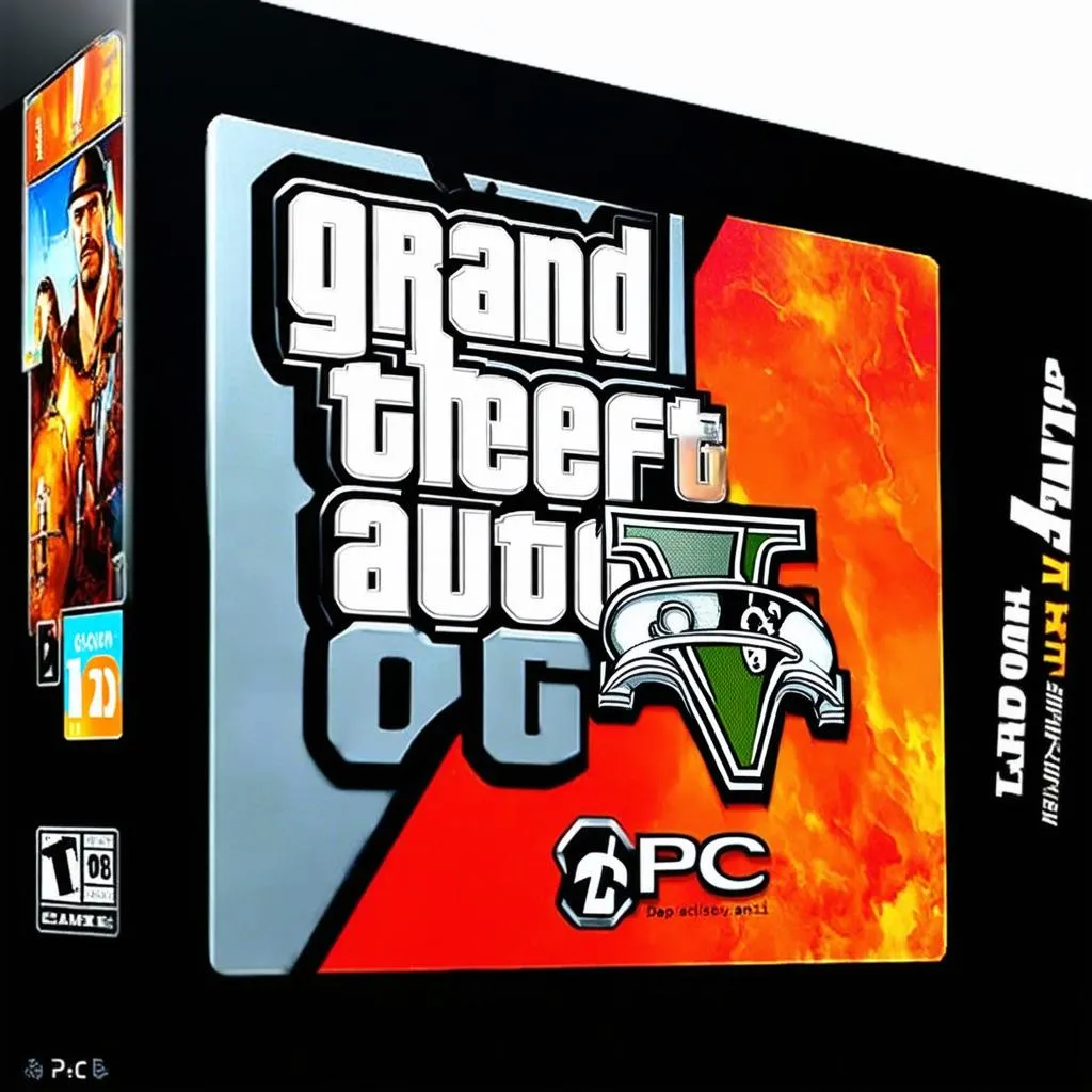 Hộp đĩa game GTA 5 PC