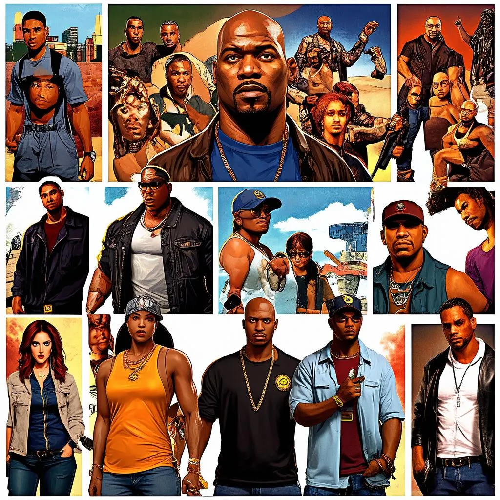 Characters in GTA San Andreas