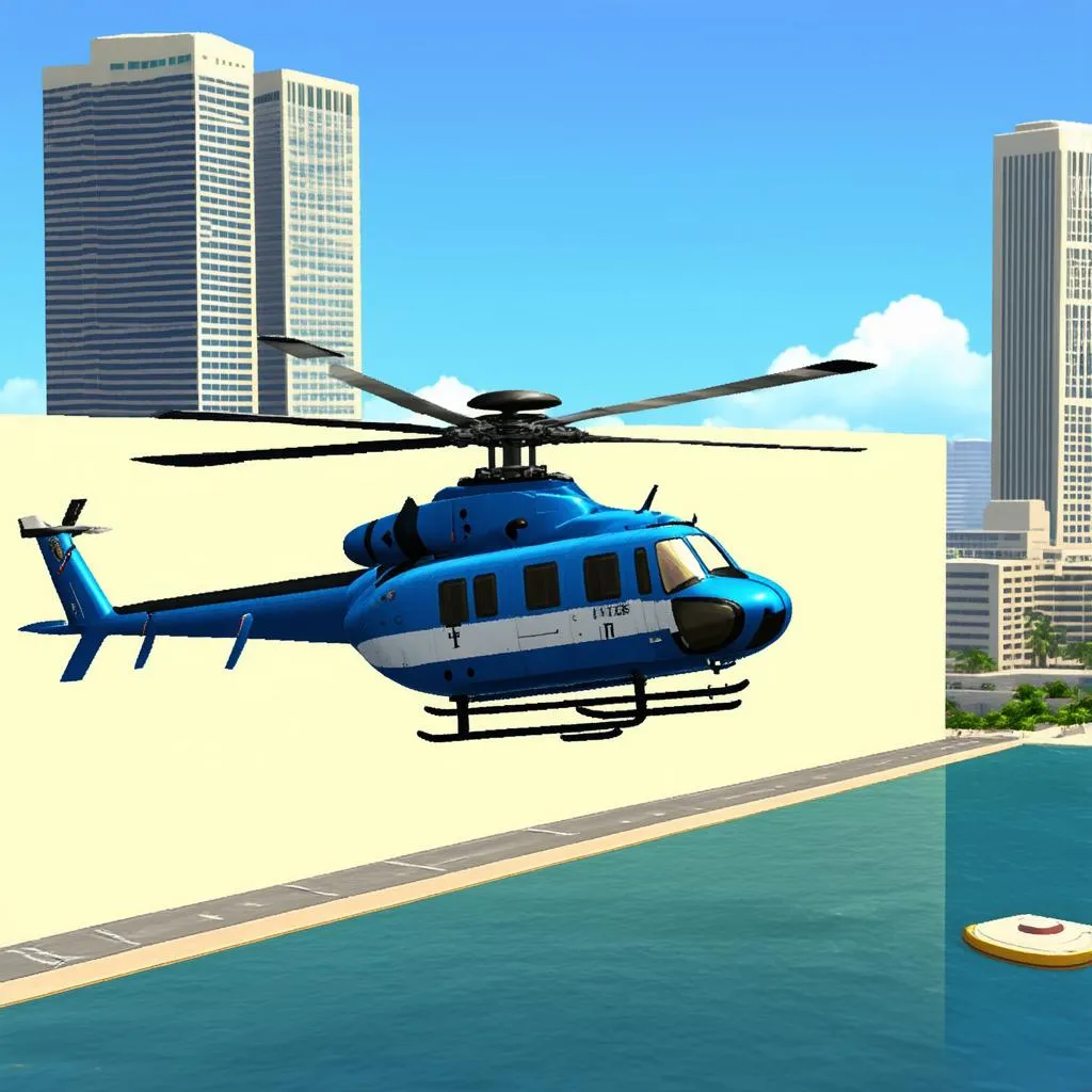 Hình ảnh trực thăng trong GTA Vice City