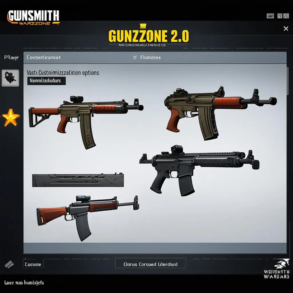 Warzone 2 Gunsmith