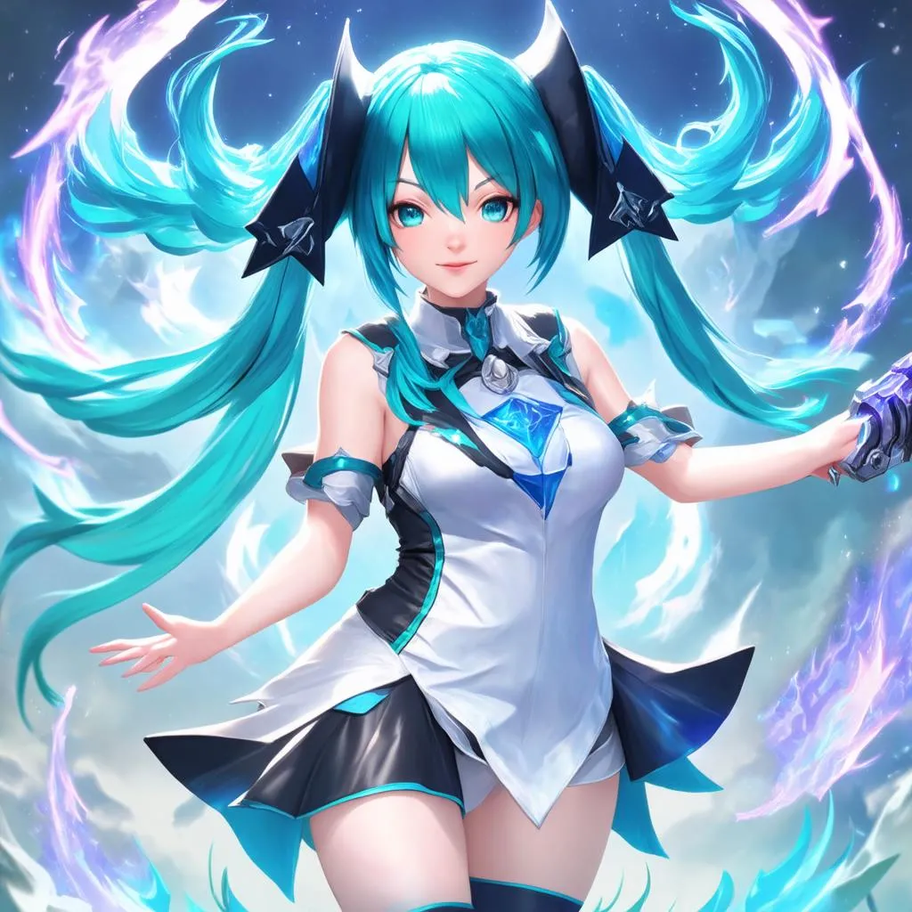 Hatsune Miku Snapcaster Mage Artwork