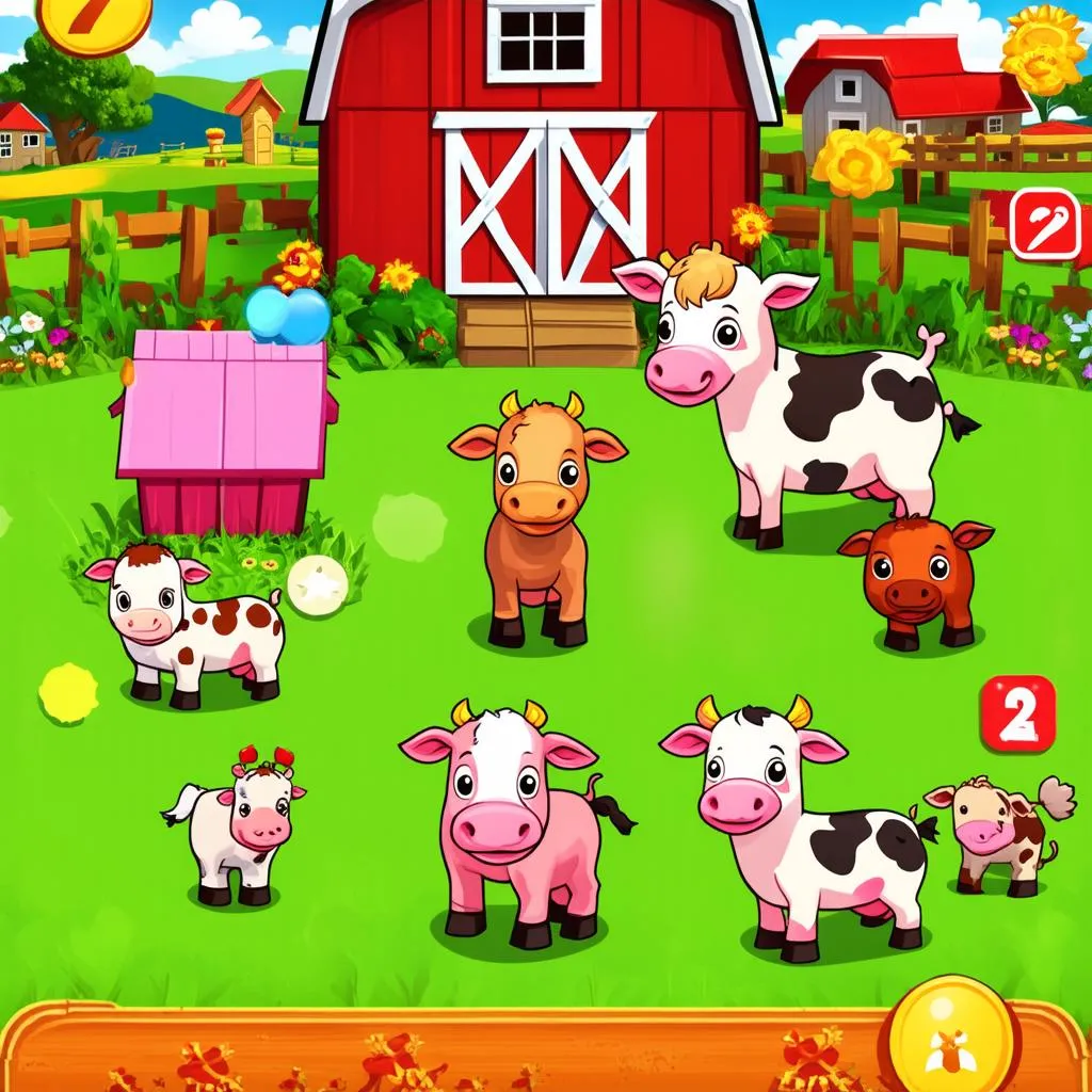 Game Hay Day trên điện thoại