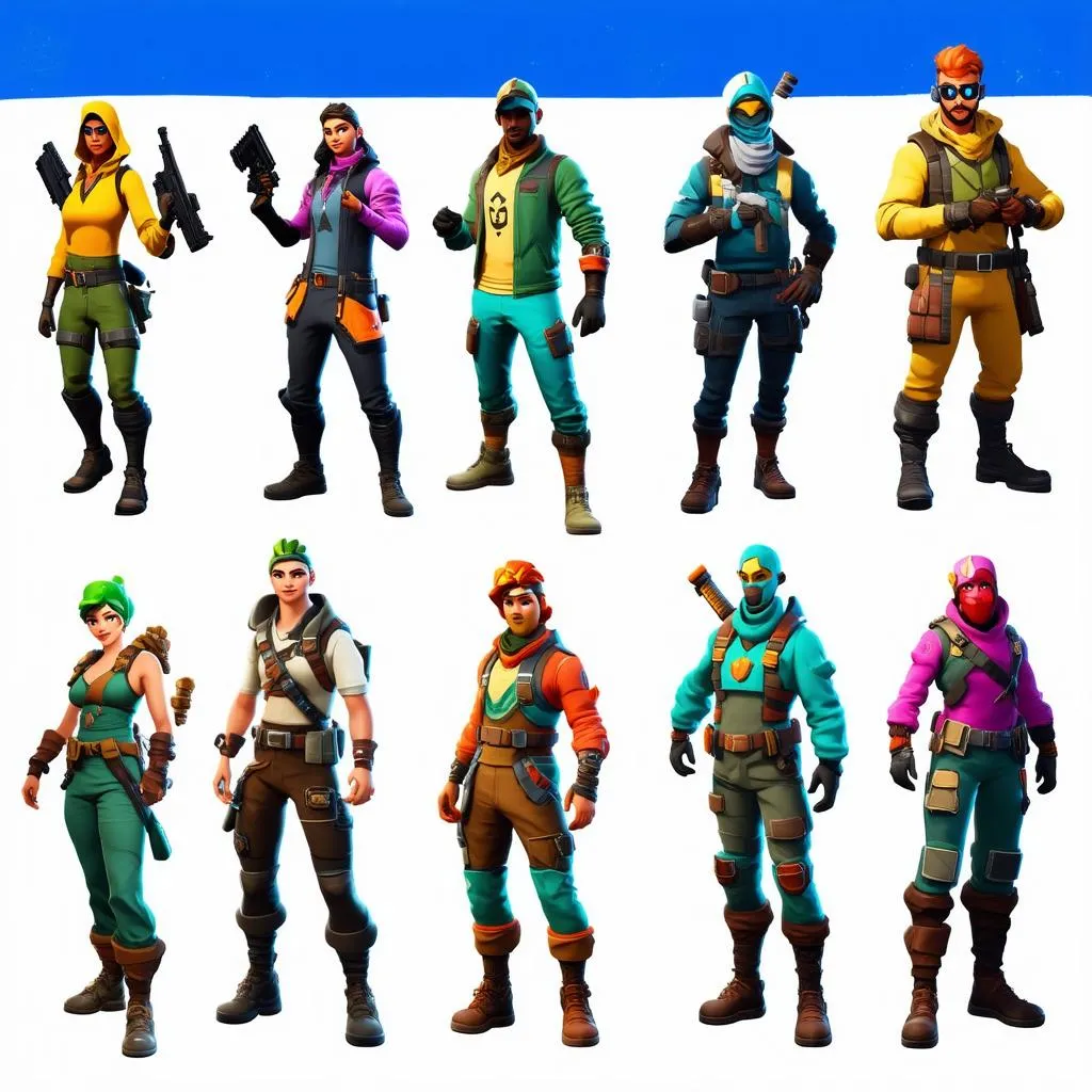 Hệ Thống Anh Hùng Đa Dạng Trong Fortnite Save The World