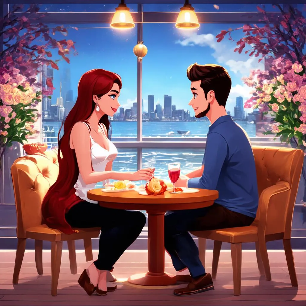 Cặp đôi đang hẹn hò trong love story games