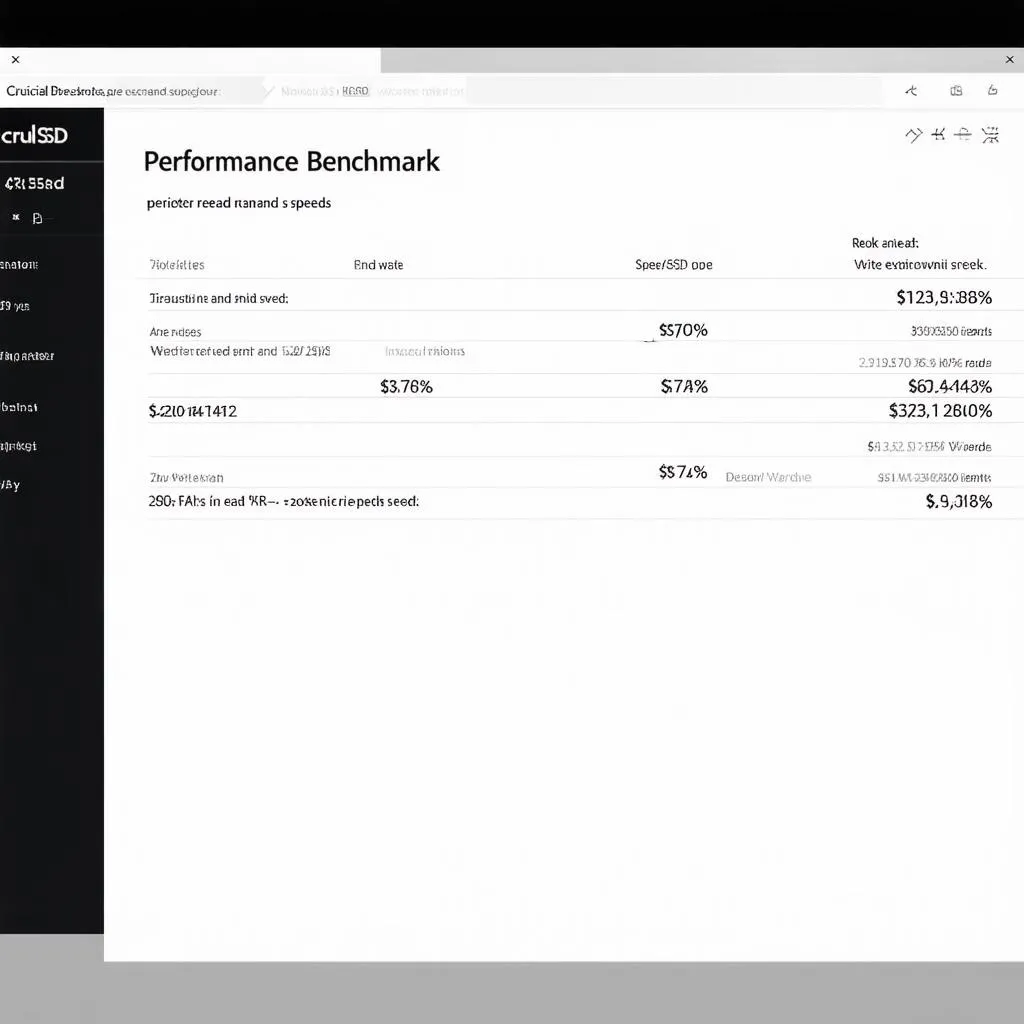 Hiệu năng Crucial SSD