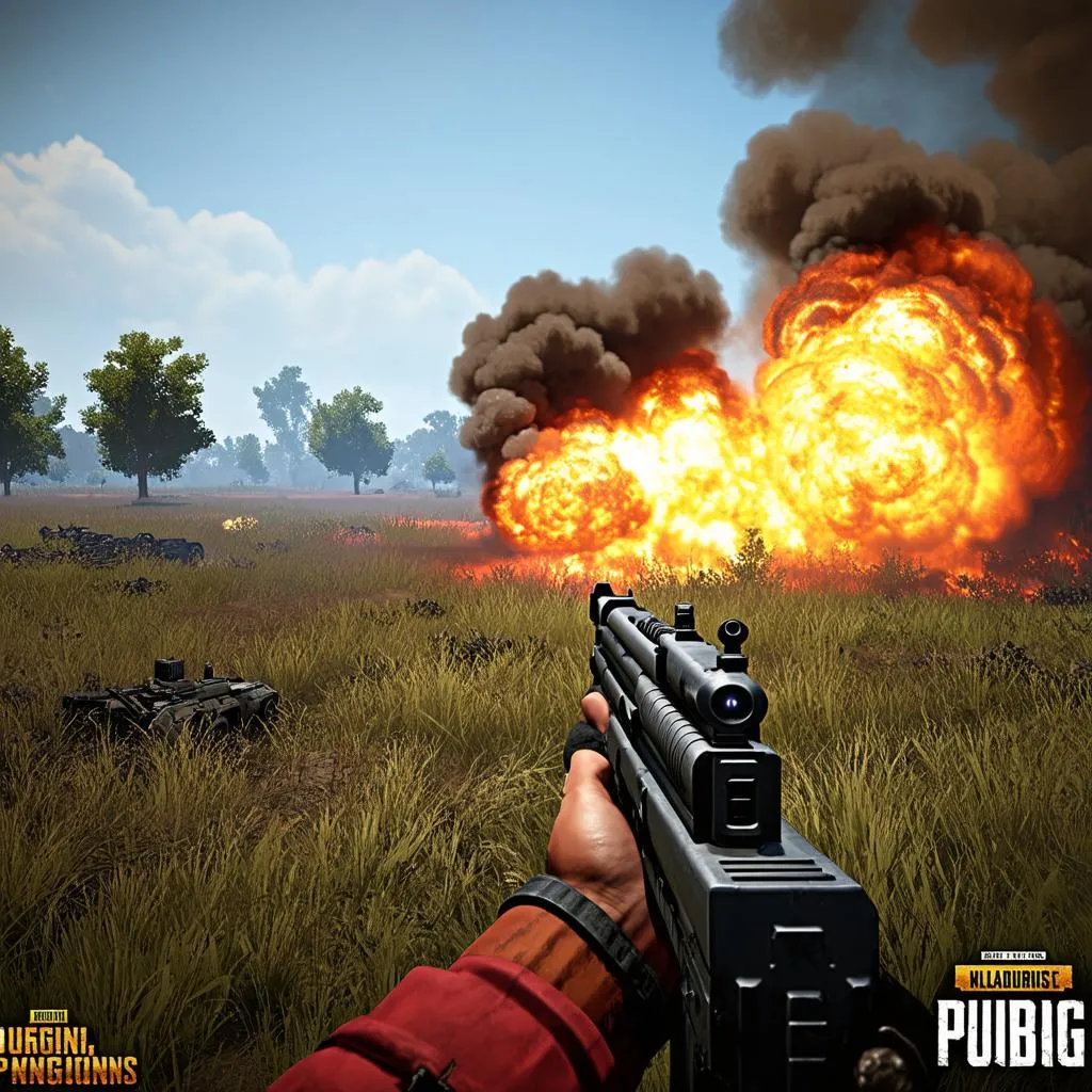 hiệu ứng khói súng trong pubg