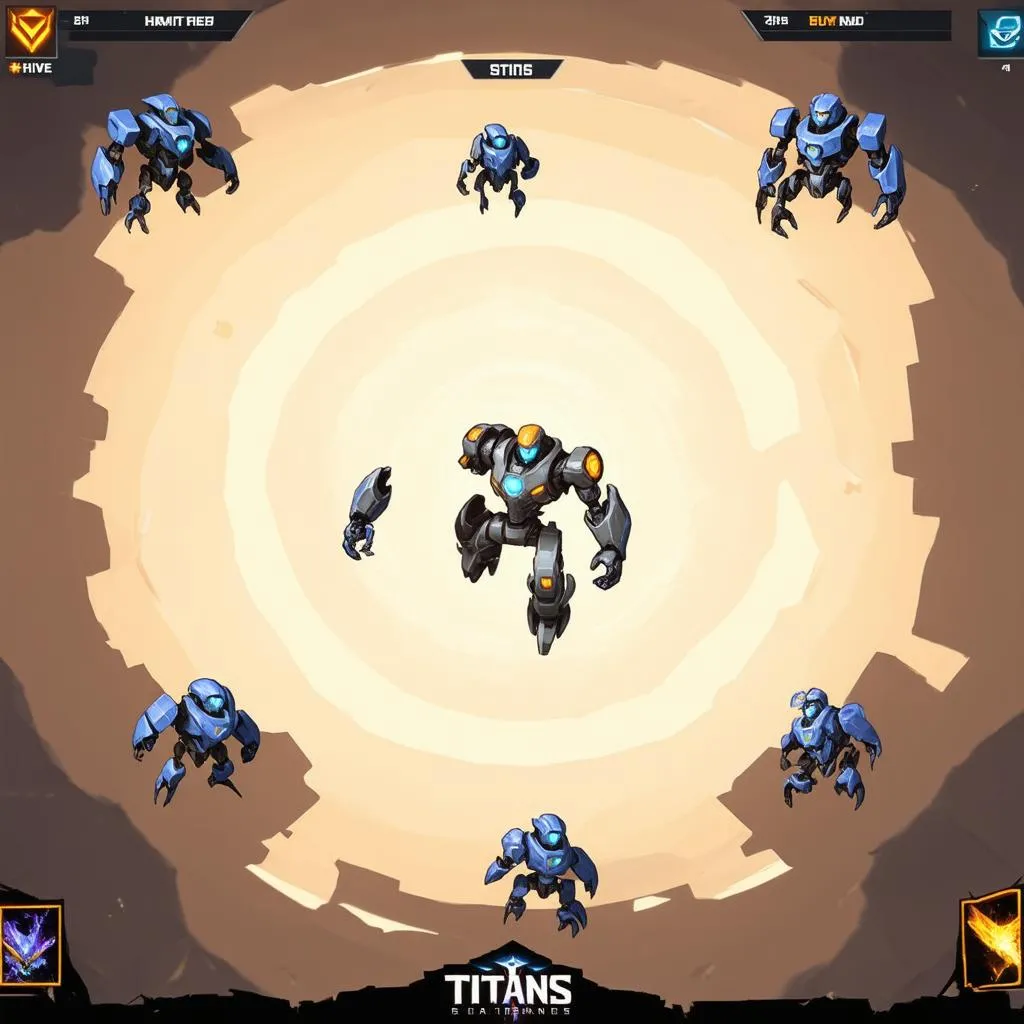 gameplay hive 5 titans