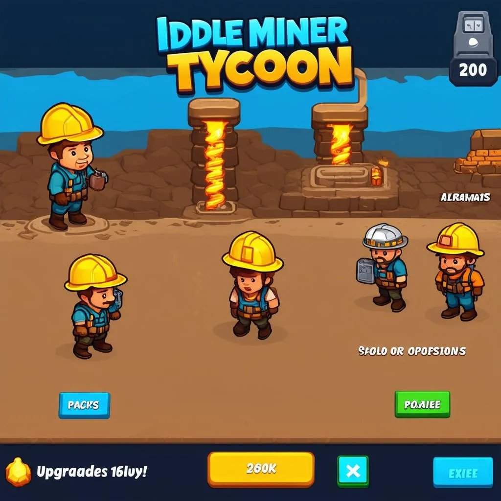 Gameplay Idle Miner