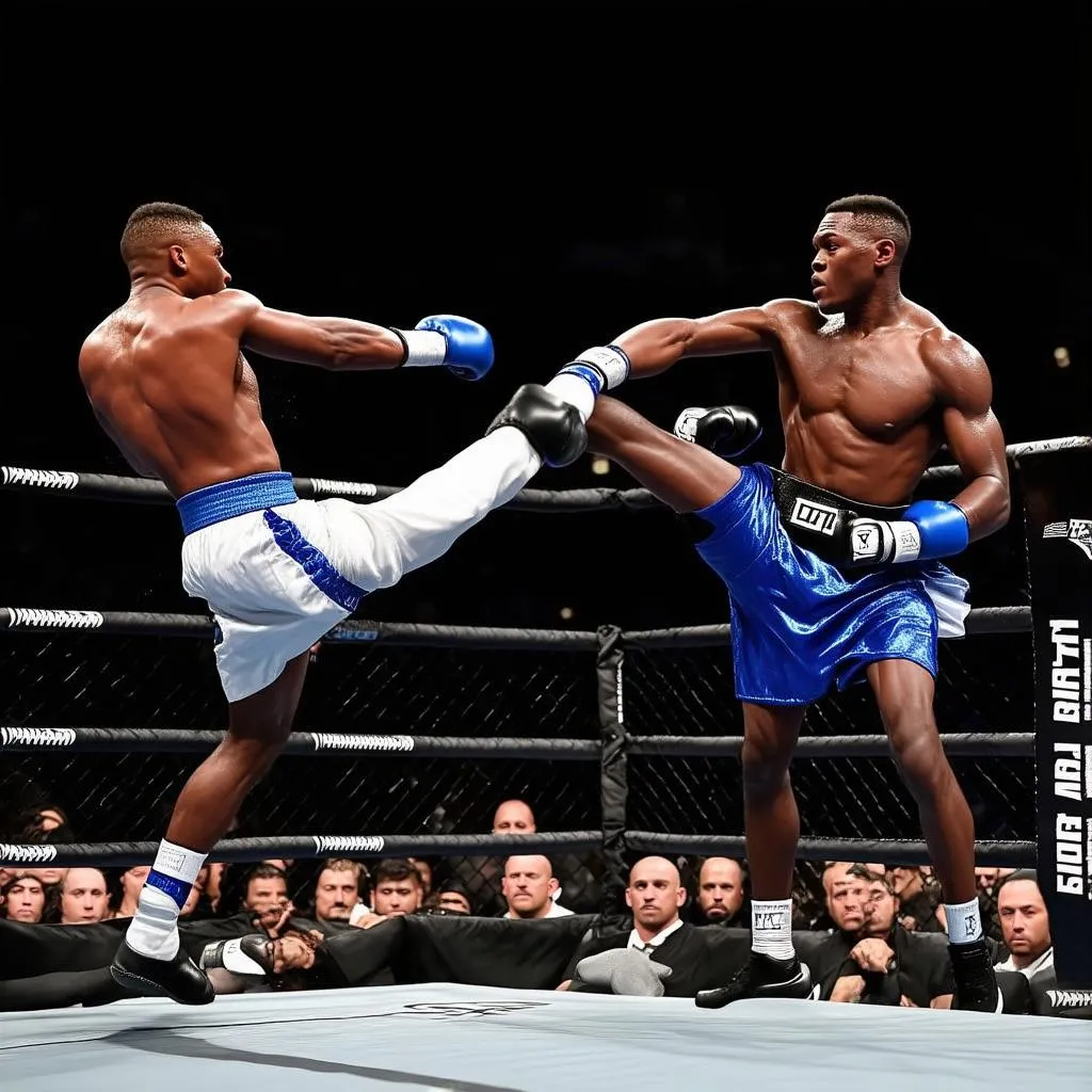 Israel Adesanya phong cách thi đấu