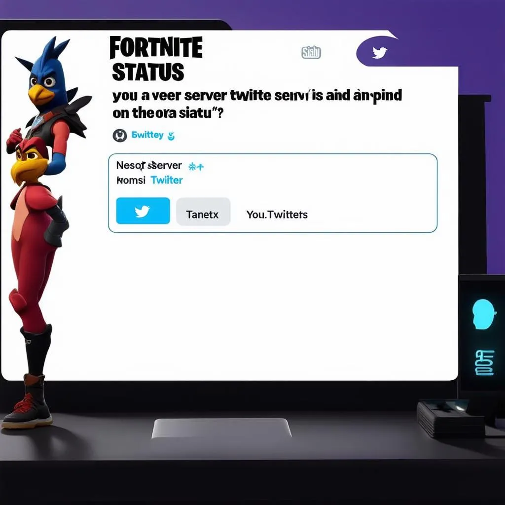 Fortnite Status on Twitter