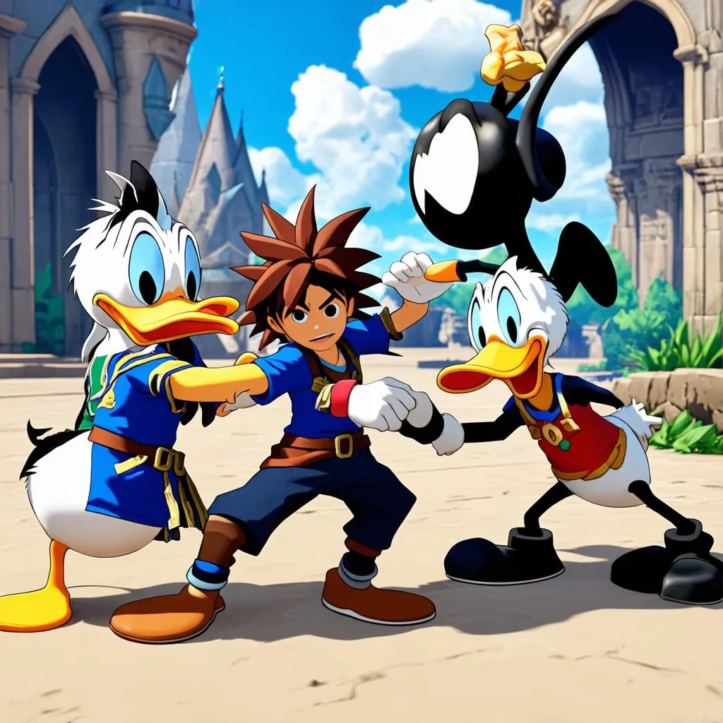 Gameplay của Kingdom Hearts